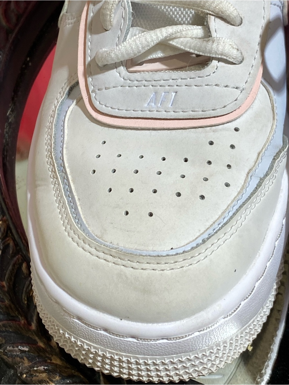 Nike Air Women’s Layered Sneakers in Mint & Pastel Pink - Picture 5 of 13